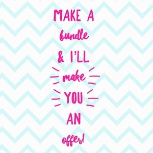Make a bundle & Ill send you my BEST OFFER 😍